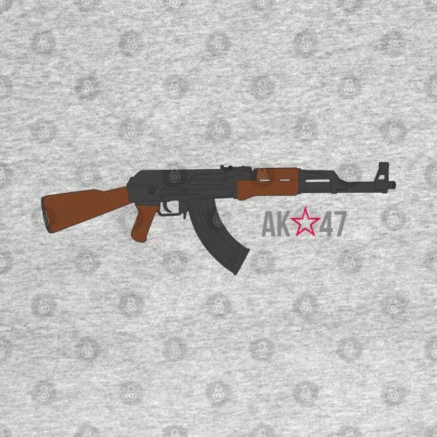 Legendary Kalashnikov assault rifle (AK-47) color version by FAawRay